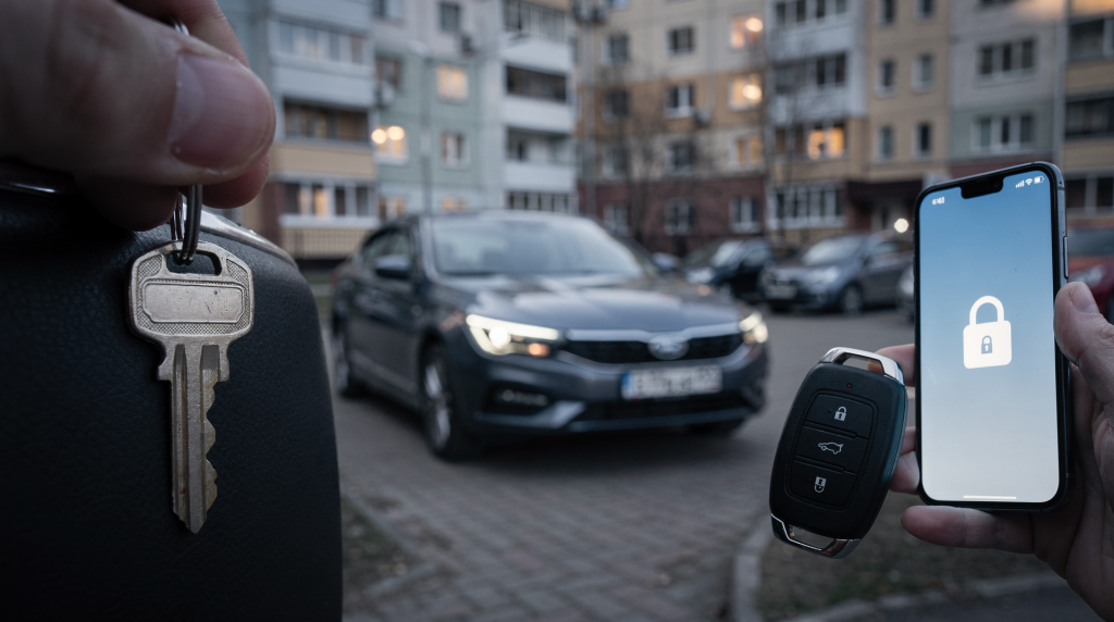 Переход от механических к электронным системам защиты автомобиля